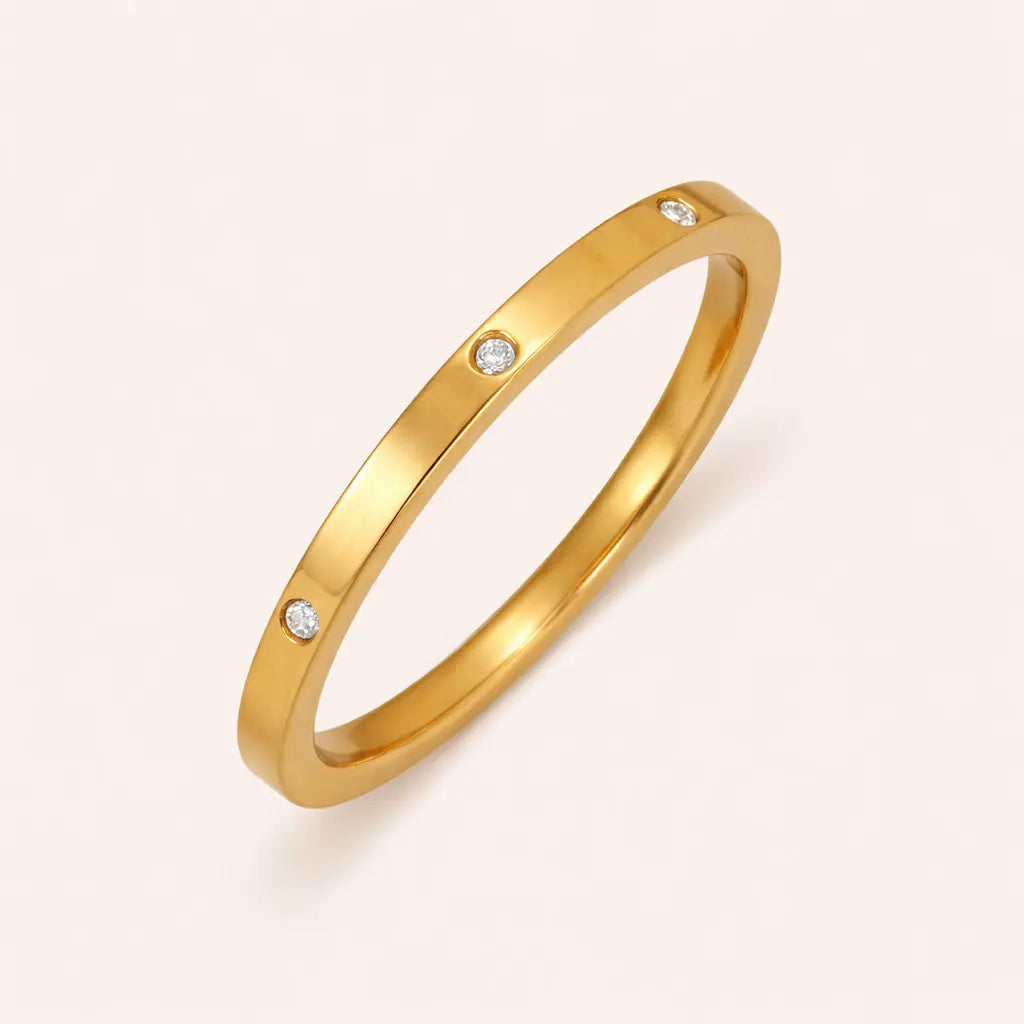 BAGUE ÉCLATS ALIGNÉS Mavi collection