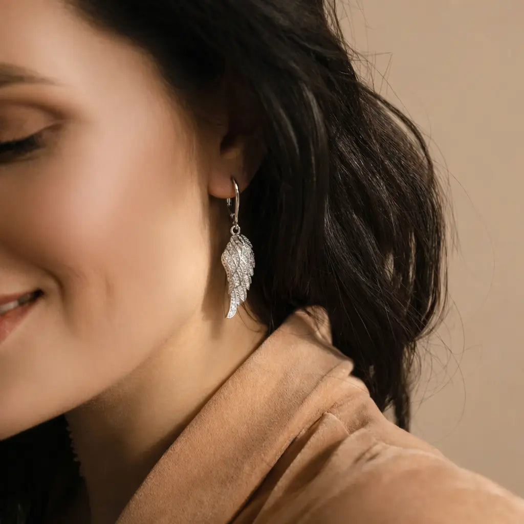 BOUCLES D’OREILLES AILES ANGÉLIQUES Mavi collection