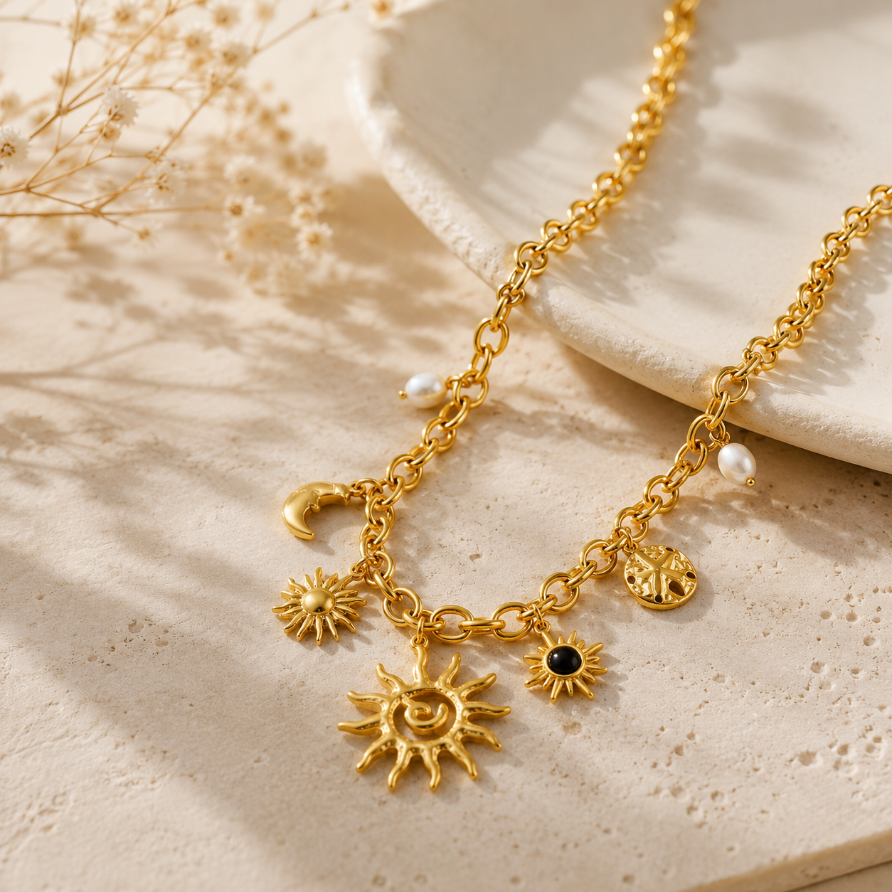 COLLIER ÉCLIPSE BOHÈME Mavi collection