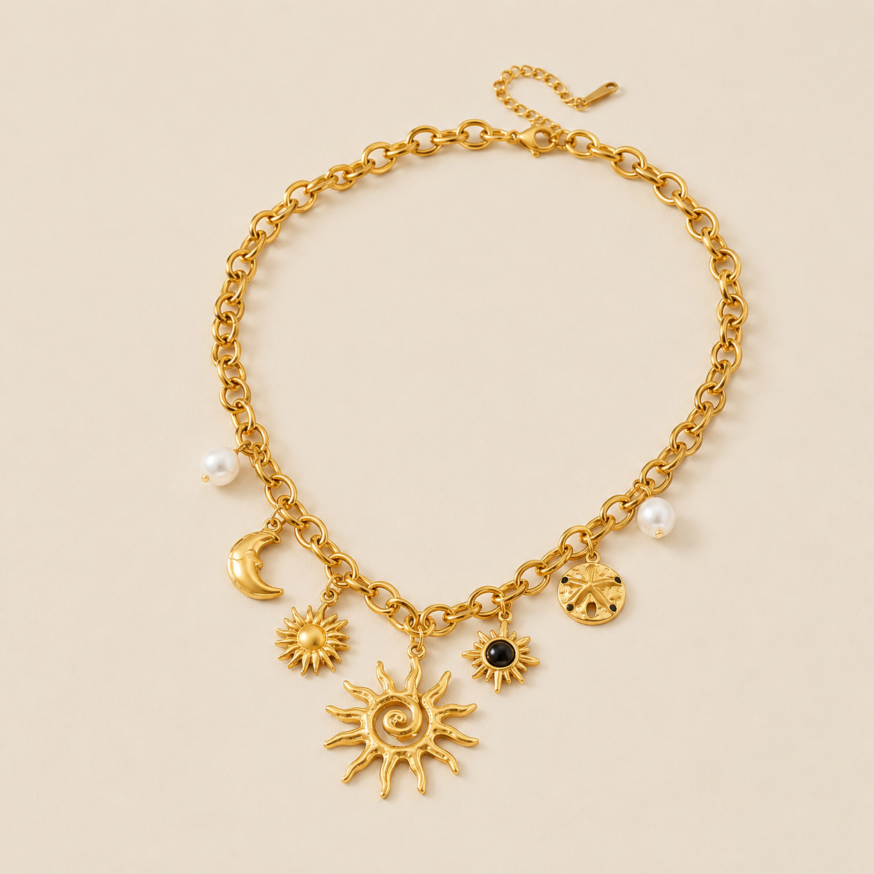 COLLIER ÉCLIPSE BOHÈME Mavi collection